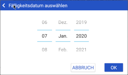 EDL-App_Ticket_Datumseingabe