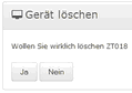 Geräte löschen