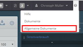 Menü Allgemeine Dokumente