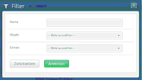 Filter virt. Sensoren