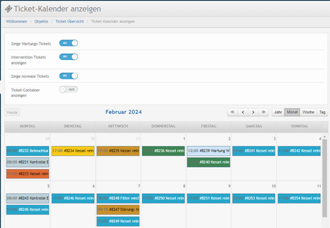 Wartungskalender